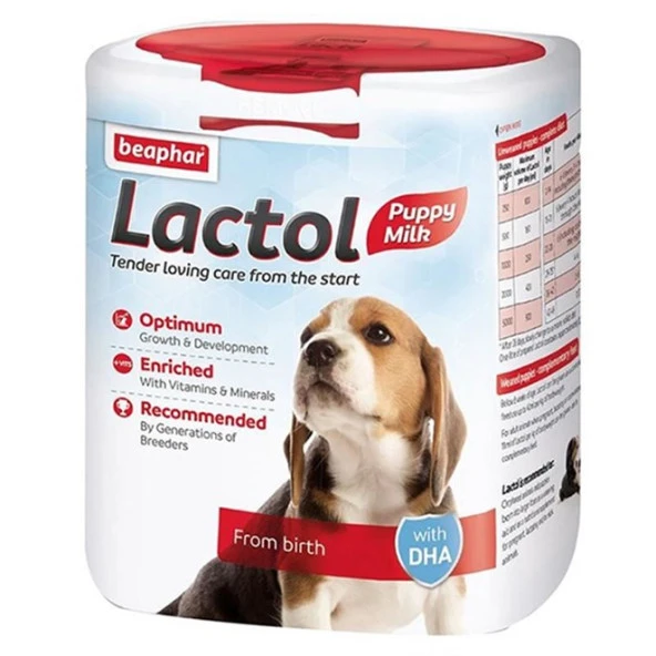 Beaphar Lactol Yavru Köpek Süt Tozu 500 Gr