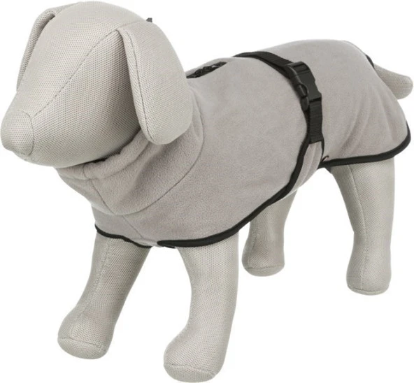 Trixie Köpek Polar Mont, Su İtici Özelliğe Sahip, L:62cm, Gri