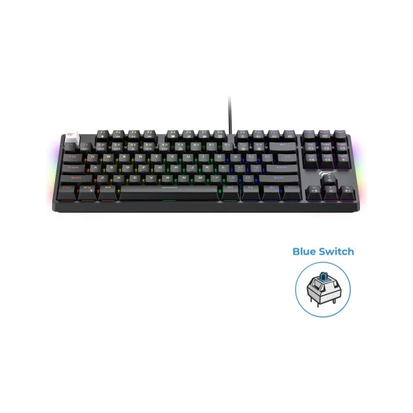 Havit Gamenote KB890L RGB Gaming Klavye