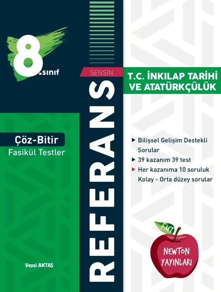 Newton Yayınları LGS 8.Sınıf Tüm Dersler Referans Çöz Bitir Fasikül Testler 4lü - 2