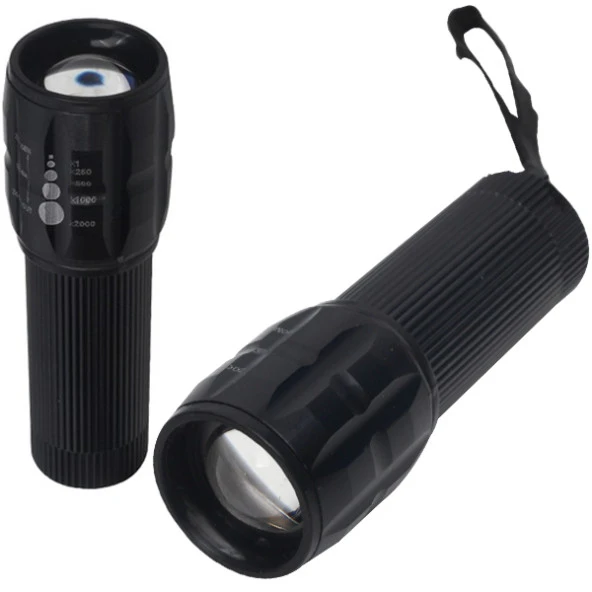 ShopZum MX-7303 ShopZum POWER LED Lİ PİLLİ ZOOMLU+FLASH ÖZELLİKLİ EL FENERİ