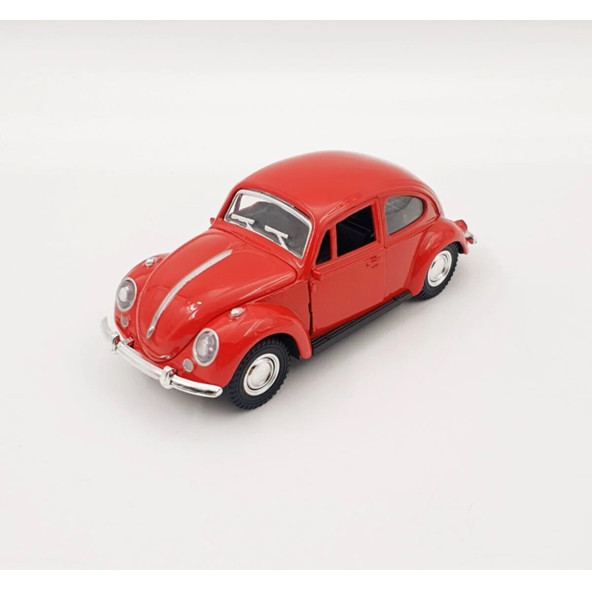 Metal Beetle Nostaljik Vosvos Açılır Kapılı 12 Cm Çek Bırak Diecast Araba Dekor