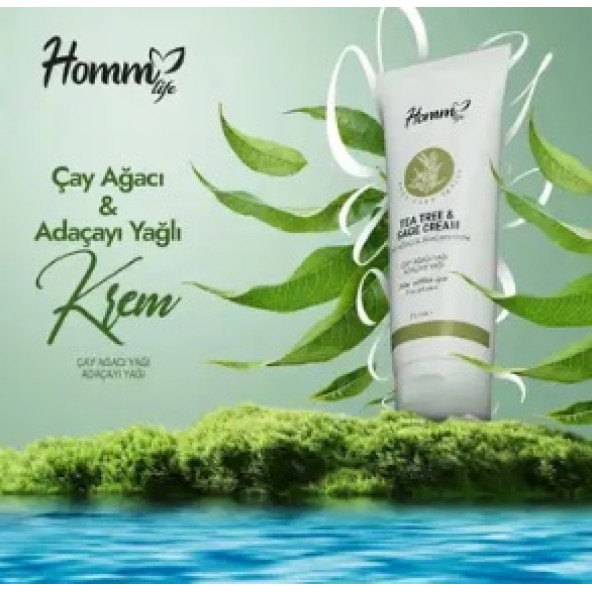 HOMM LIFE ÇAY AĞACI ADAÇAYI YAĞLI KREM 75 ML - 2