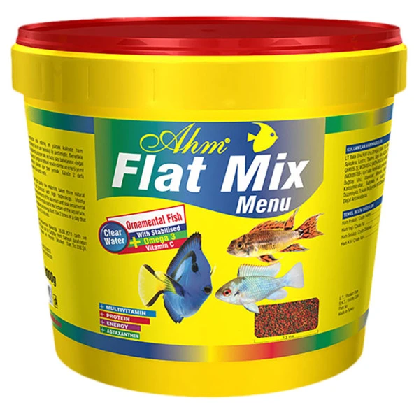 AHM Flat Mix Menu 250 Gr Poşette Gönderilir.  Resim Kovasına Aitdir.