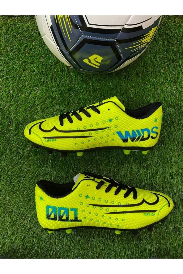 Walked Sarı Siyah Halısaha Krampon Futbol Ayakkabısı