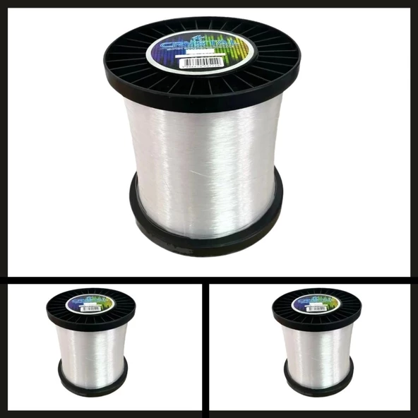 Uyguna-Yakala 0,90 Mm. Bobin Misina 1000 Mt Cyrstal-BOB.036 - Resim 2