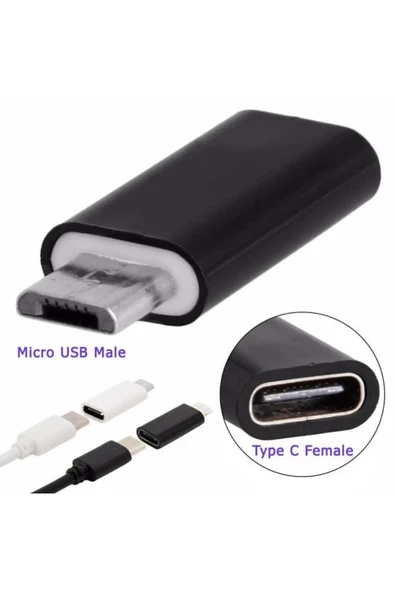 Elektronikucuz Type-C Micro USB Çevirici Typec Micro USB Dönüştürücü Typec Dişi Micro USB Erkek Çevirici Type-c Dişi Micro USB Erkek Çevirici Type-C to Micro Usb - 3