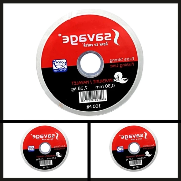 Uyguna-Yakala 0,16 Mm 100 Mt Savage Hayalet Makara Misina-MİS.128 - Resim 2