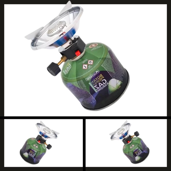 Uyguna-Yakala  ( Aygaz Model ) Ck-193-230 Çakmaklı Kamp Ocağı + 230 Gr Kartuş-YKT.132 - Resim 2