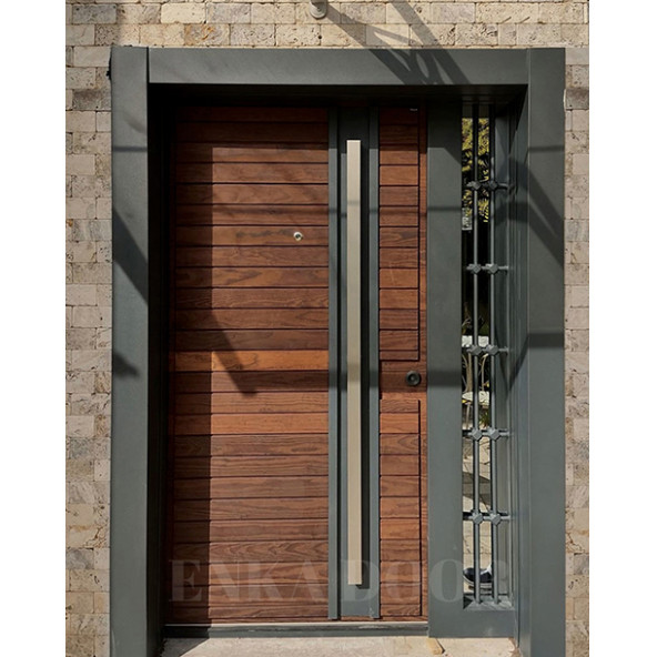 Enka Door Apartman Kapısı - Bina Giriş Kapısı Model İroko