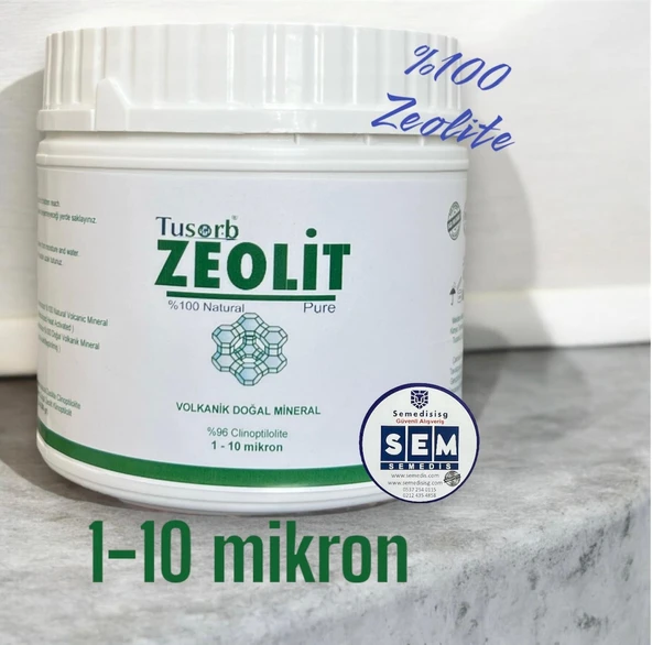 Semedis, Zeolit /klinoptilolit Aktif Ultra Mikronize 10 Mikron Toz 300gr - 6
