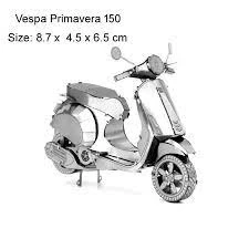 VESPA PRİMAVERA SCOOTER 3D Metal Maket Bulmaca Puzzle modeli kitleri DIY 14+ Yaş 52+ parça - 2