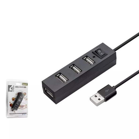 HADRON HDX7003 HUB USB 2.0 4 PORT KART OKUYUCU