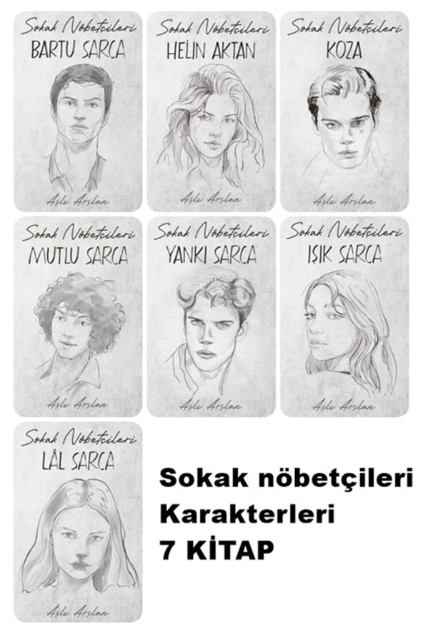 Sokak Nöbetçileri Karakter Günlükleri Serisi Mutlu -Yankı -Koza -Lal -Işık -Helin Aktan-Bartu Sarca - 3