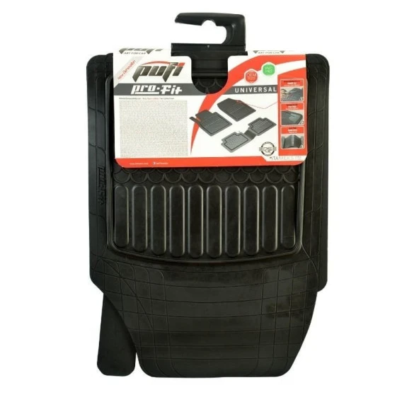 Pufi Kauçuk Paspas Uni Pro Fit Siyah / Tepay28 - Resim 2