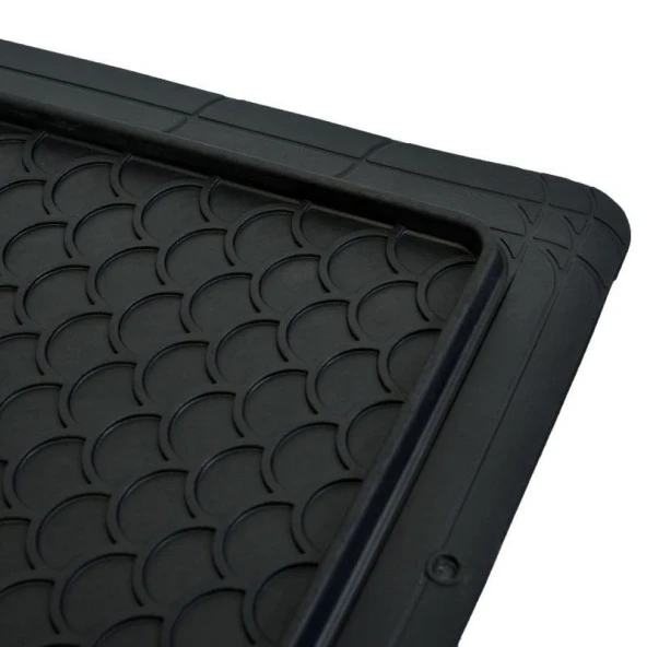 Pufi Kauçuk Paspas Uni Pro Fit Siyah / Tepay28 - Resim 4