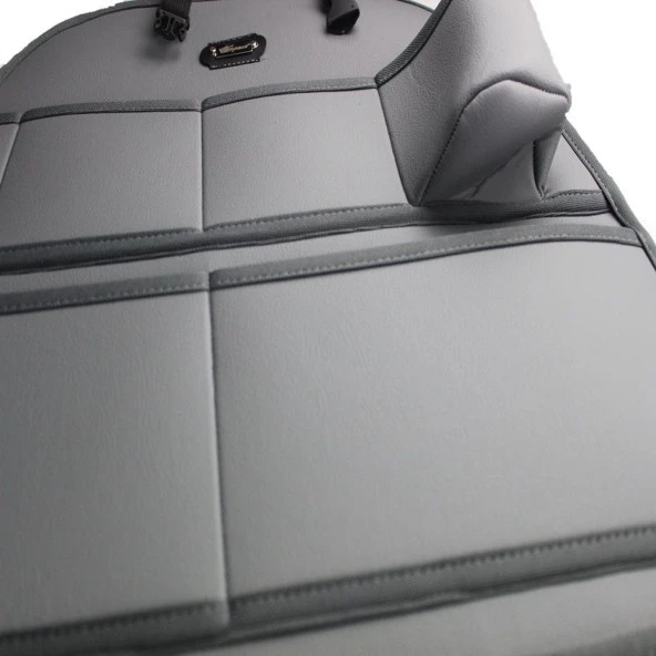 Koltuk Arkası Organizer(Deri)-Gri / Syesy95 - Resim 3