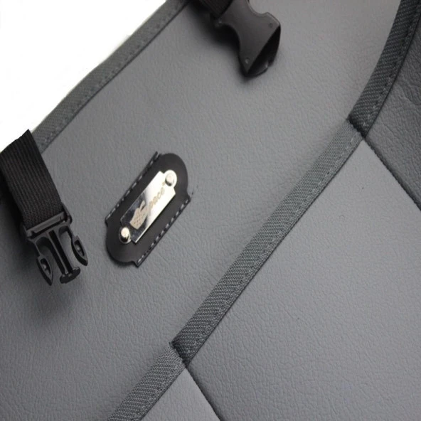 Koltuk Arkası Organizer(Deri)-Gri / Syesy95 - Resim 4