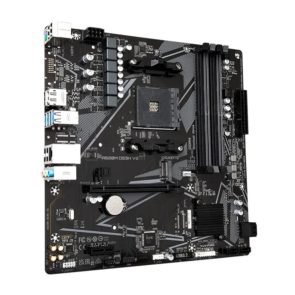 Gigabyte A520M DS3H V2 AM4 Ryzen DDR4 Hdmi Dp - Resim 3