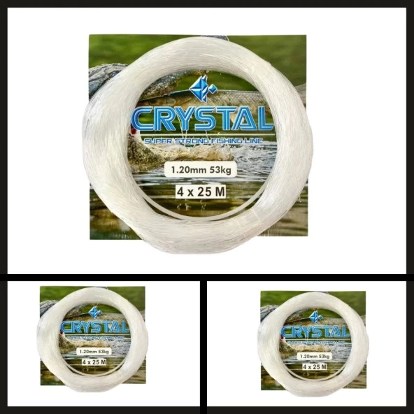 Uyguna-Yakala 2.00 Mm Cyrstal Beyaz Poşet Misina-PO.099