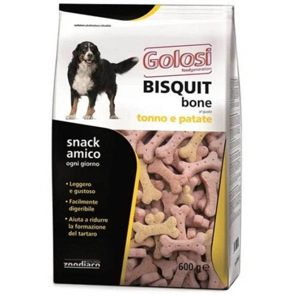 Golosi Ton Balıklı Köpek Bisküvisi 600 Gr