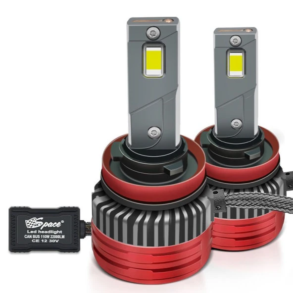 LED Far Ampulü için Canbus 110W 22000Lm H11 12-30V / Laam923 - 4