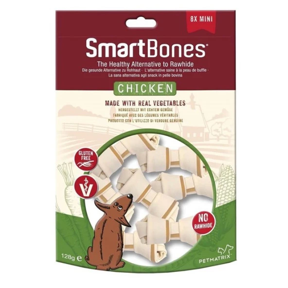 SmartBones Chicken Tavuklu Mini Köpek Ödül Maması128 Gr