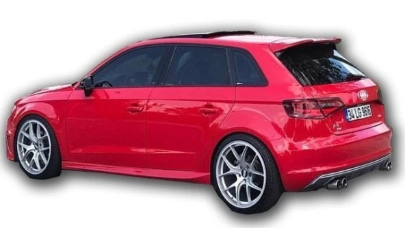 Audi A3 Yan için Marşpiyel Hatchback 2013-2017 (Plastik)