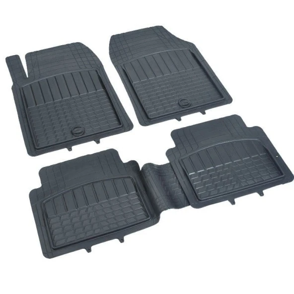 Toyota Land Cruiser için Uyumlu Universal Pufi Race Paspas Koyu Gri Renk