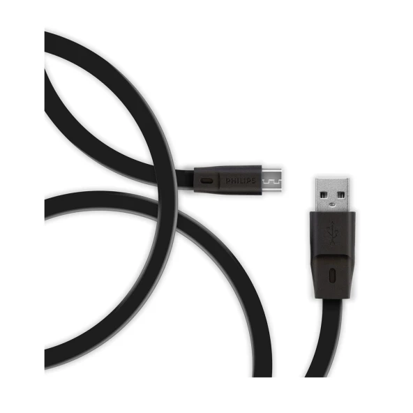 Philips 3A 45W UsbA to Universal Micro Hızlı Data ve Şarj Kablosu 1.8Metre DLC2519CB/97 - Resim 2