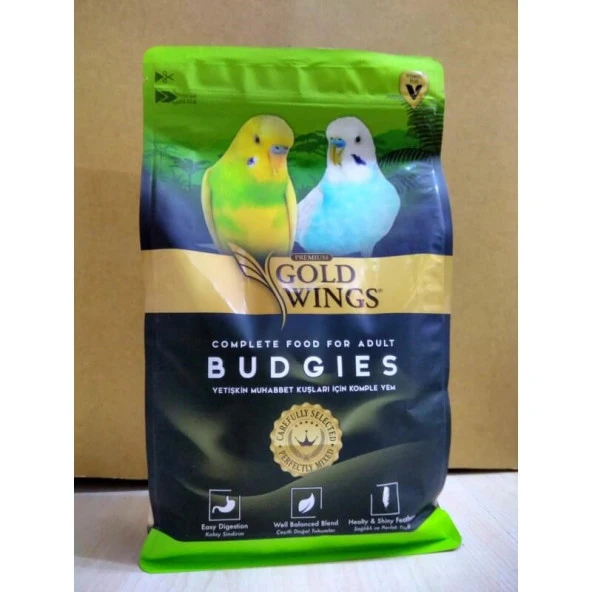 Gold Wings Premium Muhabbet Kuşu Yemi 1kg x 3 adet