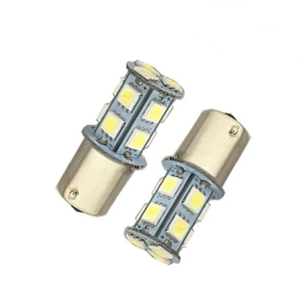 Tek Duy Düz için Tırnak LED Ampul 13Smd 3W 12V Beyaz / Laam698