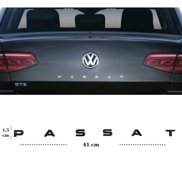 Bagaj Arması Siyah için Passat / Yacı156-S - Resim 3