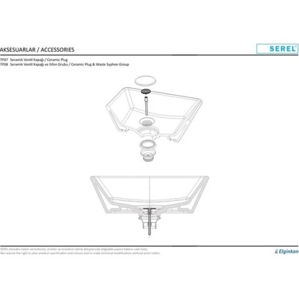 Serel Seramik Tapa Ve Lavabo Sifonu TP08STL110 - 4