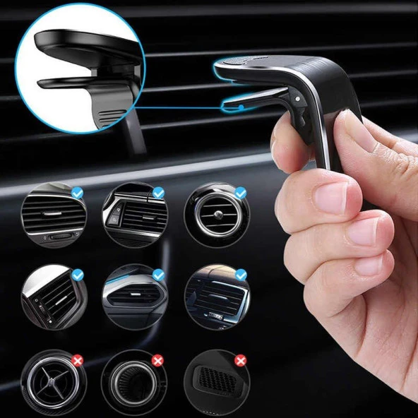 Telefon Tutacağı Araç için İçi Kalorifer Destekli Mıknatıslı Telefon Tutacağı / Syte169 - 4