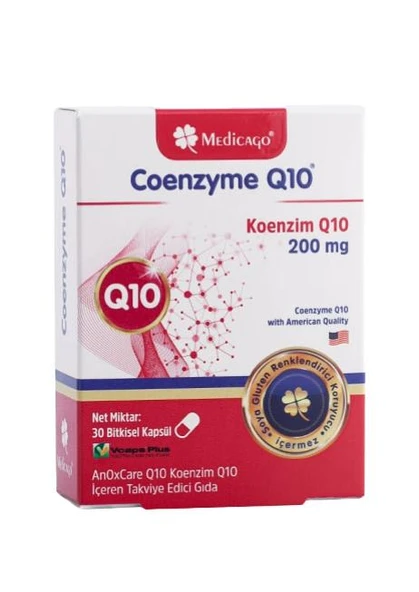Medicago Koenzim Q10 200 Mg 30 Kapsül ürün görseli