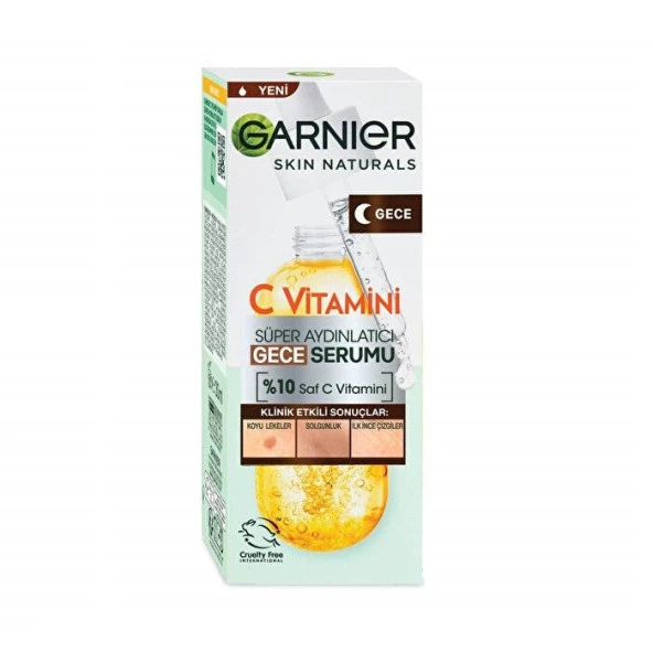 Garnier Süper Aydınlatıcılı C Vitamini Gece Serumu 30 ml