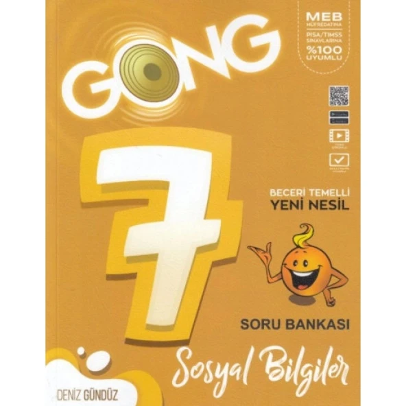Gong 7. Sınıf Sosyal Bilgiler Beceri Temelli Yeni Nesil Soru Bankası