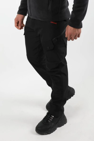 Obrano Outdoor Softshell Tactical Pantolon Su Rüzgar Geçirmez İçi Polarlı - 2