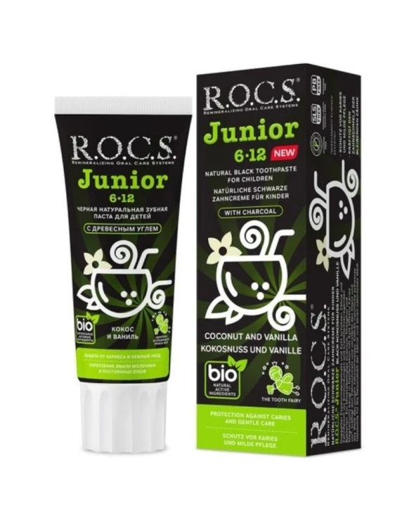 Rocs Diş Macunu 6-12 Hindistan Cevizi 60 Ml