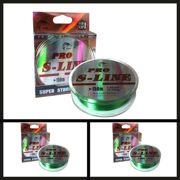 Uyguna-Yakala 0.28 Mm 150 Mt Pro S-line Makara Misina Yeşil-İNA.036