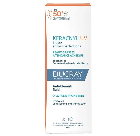 Ducray Keracnyl UV SPF50+ Anti Blemish Fluid 50 ml