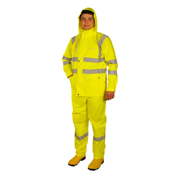 Polly Rain PU Alt Üst Takım Reflektörlü Yağmurluk
