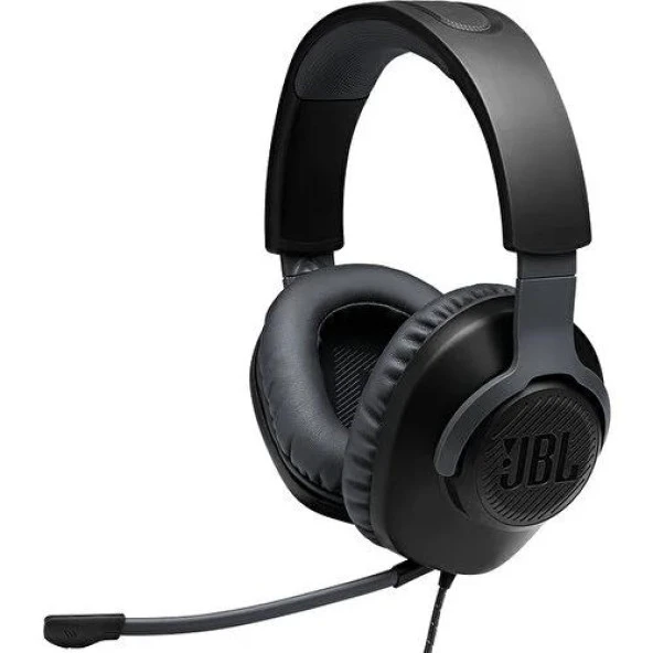 JBL Quantum 100 Çıkarılabilir Mikrofonlu 3.5mm Gaming Kulak Üstü Kulaklık - Siyah