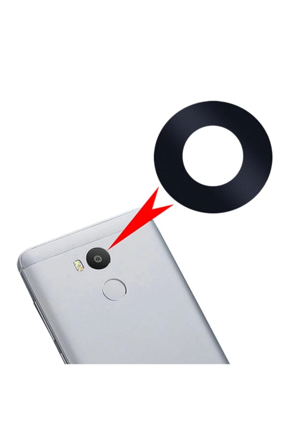 Xiaomi Redmi 4 Kamera Lens Siyah
