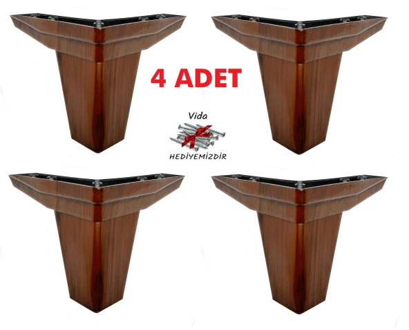 Eslem Plastik Mobilya Ayağı 12 Cm 4 Adet