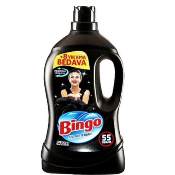 Bingo Sıvı Deterjan Siyah 3 Lt x 6