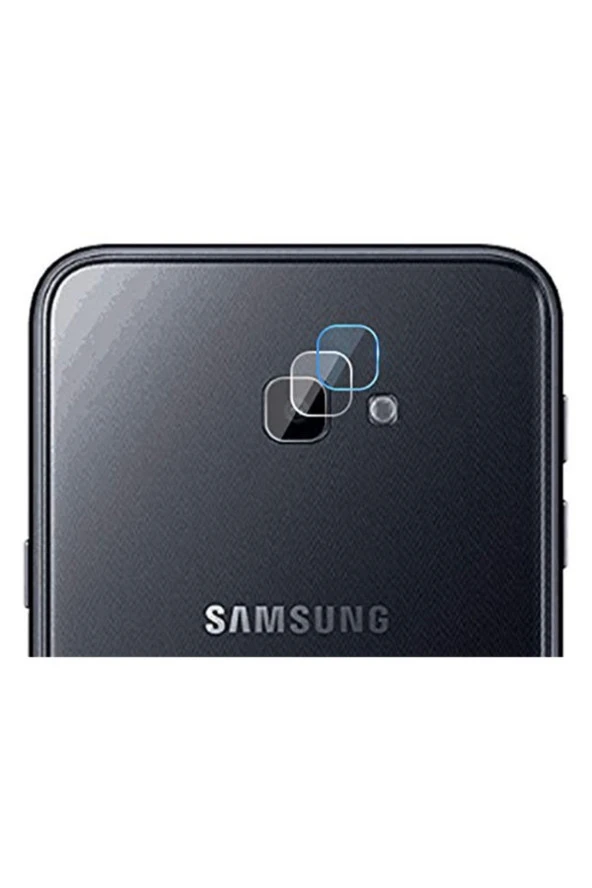 Ally Galaxy J4+ Plus Uyumlu Kamera Lens Koruyucu Kırılmaz Cam - Şeffaf