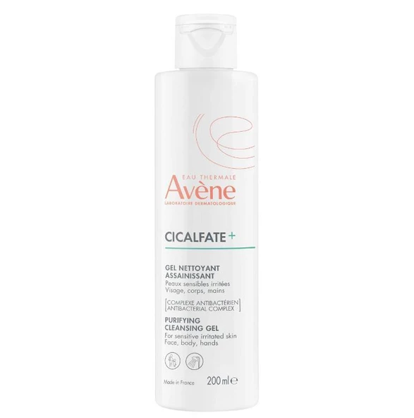 Avene Cicalfate Gel Nettoyant Purifiant Cleansing Gel 200 ml