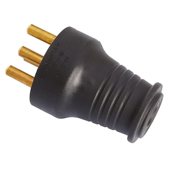 Trifaze Kauçuk Erkek Fiş Priz 16 Amper 230 Volt - 2